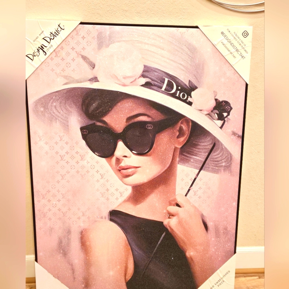 📉📉Design District Barbie dressed in a Dior Hat and GG glasses with a LV